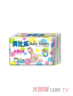 貝比樂(lè)超薄棉柔嬰兒紙尿褲36片
