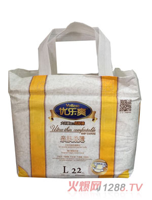 優(yōu)樂爽親膚柔薄大環(huán)腰嬰兒紙尿褲L22片