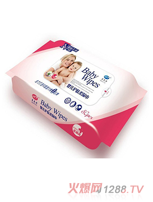 美芙特嬰兒護膚柔濕巾80片啟封