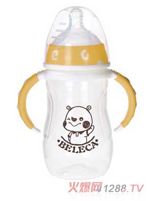 貝樂(lè)嘉PP奶瓶240ML（黃色）