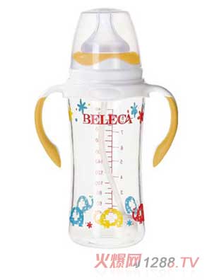 貝樂嘉硅膠奶瓶（黃色）手柄