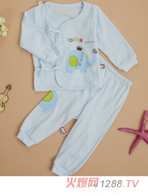 金色小魚純棉素色單面大象束口兩用合同套