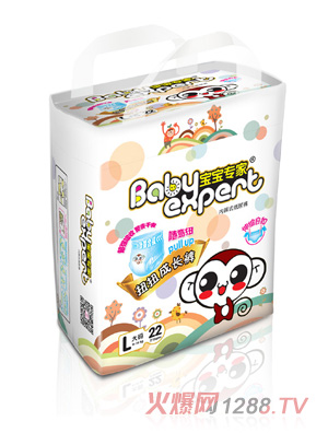 寶寶專家扭扭成長(zhǎng)褲L碼22片