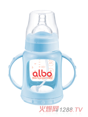 愛樂寶150ml防爆自動玻璃奶瓶藍(lán)