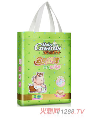 寶寶衛(wèi)士金質舒薄嬰兒紙尿褲S60片