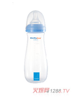 Worthylove沃德拉夫無(wú)手柄嬰幼兒PP奶瓶