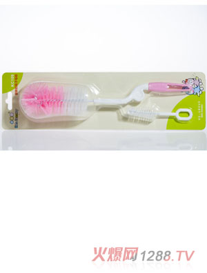 小孩國(guó)旋轉(zhuǎn)奶瓶字母刷紅色