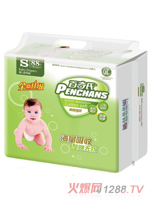 百奇氏特大包裝瞬吸棉柔升級版S88