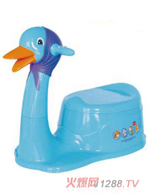 陽(yáng)光兔鴨子座便器藍(lán)色