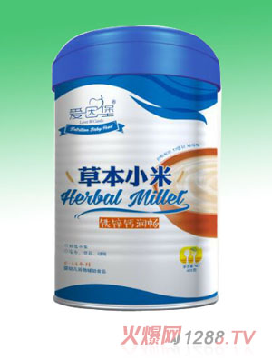 愛因堡鐵鋅鈣潤腸小米米粉聽裝