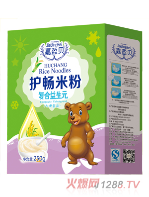 嘉盈貝復(fù)合益生元護(hù)暢米粉盒裝