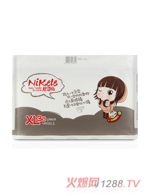 尼可樂嬰兒拉拉褲XL碼38片