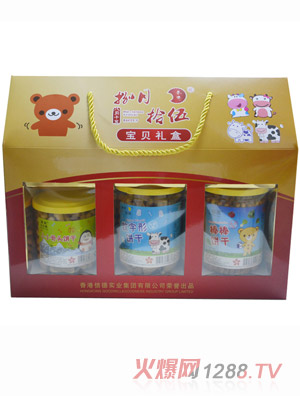 捌月拾伍餅干禮盒正面