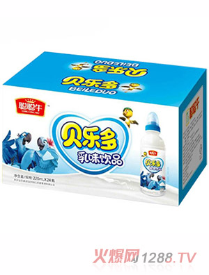 聰聰牛貝樂多乳味飲品220ml×24瓶藍(lán)色