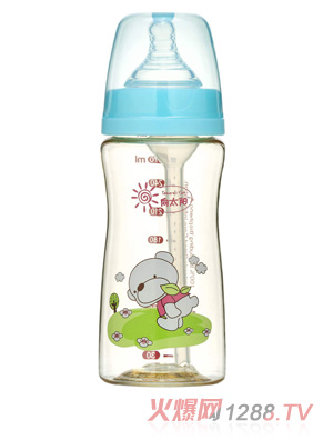 向太陽(yáng)奶瓶不帶手柄小熊圖案