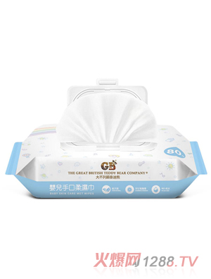 大不列顛泰迪熊嬰兒手口柔濕巾