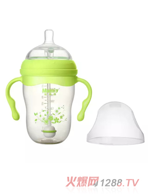 媽咪雅有柄自動廣口PPSU奶瓶