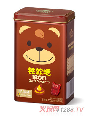 綠森林鐵軟糖(鐵罐)