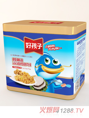 好孩子核桃油深海鱈魚(yú)肉絨