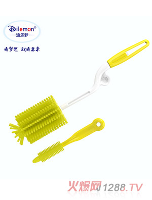 迪樂(lè)夢(mèng)全硅膠奶瓶刷
