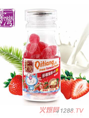 齊天蓋牌多種營(yíng)養(yǎng)+鈣軟糖（草莓味）