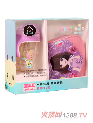 ��ؐ����+���챭240ml ���L(zh��ng)ι�B(y��ng)�M���b ��ɫ