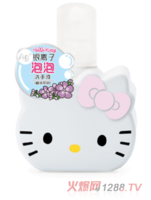 Hello Kitty初酷銀離子泡泡洗手液（植物萃?。?00ml