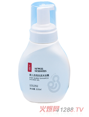 七季嬰兒泡泡洗發(fā)沐浴露
