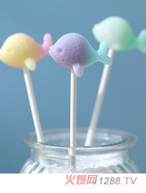 米唐たき海洋小分隊棒棒糖-海豚馬卡龍