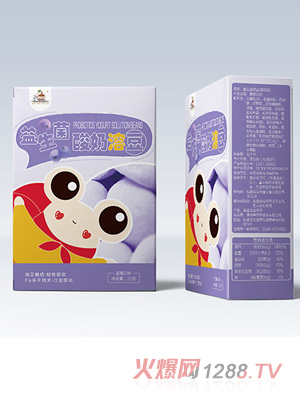 蝸蝸散步益生菌酸奶溶豆藍莓口味