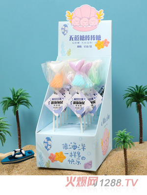 米唐田木馬卡龍小魚(yú)尾棒棒糖