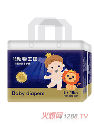 倍奇森林動(dòng)物王國系列學(xué)步褲L40