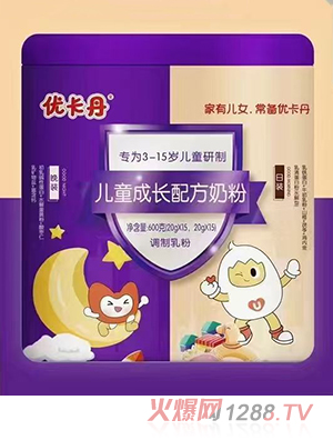 優(yōu)卡丹兒童成長配方奶粉