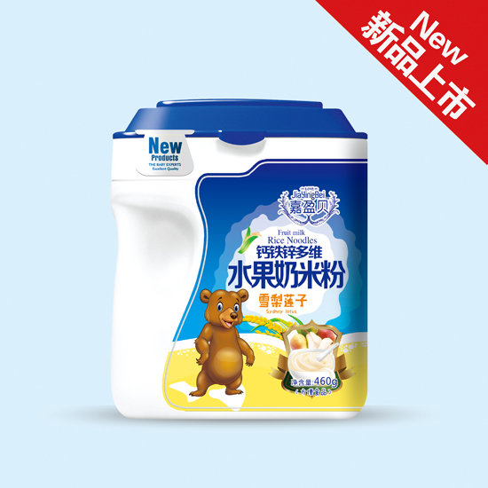 嘉盈貝雪梨蓮子水果奶米粉