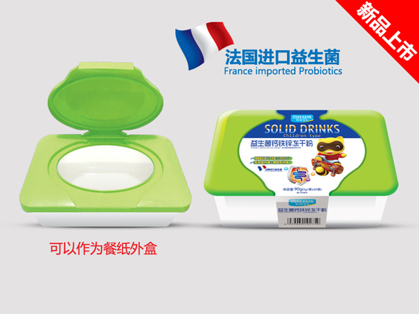 百娃益族益生菌鈣鐵鋅凍干粉