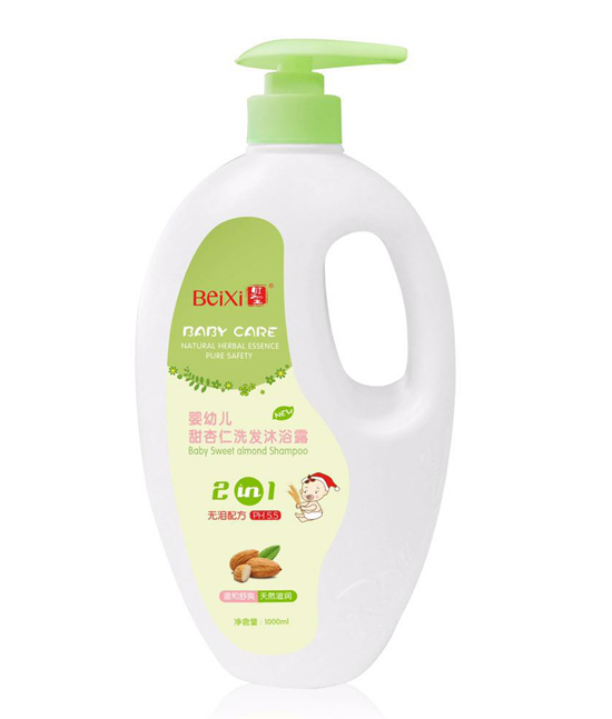 貝璽嬰幼兒甜杏仁洗發(fā)沐浴露