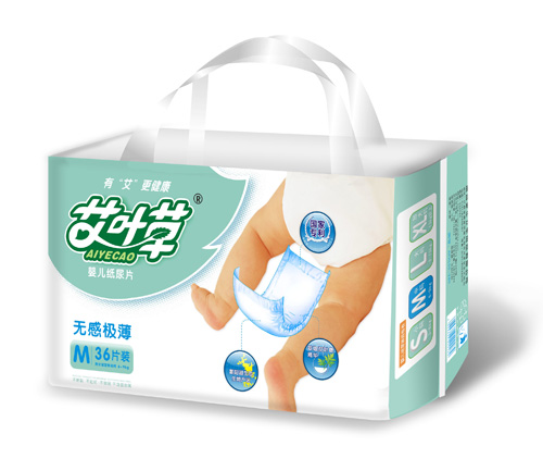 艾葉草無感極薄紙尿片M36片裝