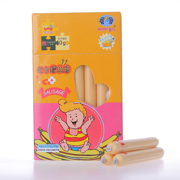 貝貝沃爾芝士鱈魚(yú)腸黃腸