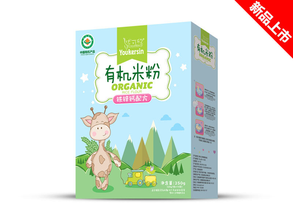 優(yōu)可欣鐵鋅鈣有機(jī)米粉盒裝