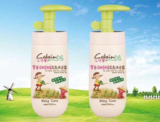樂可馨嬰童潤膚舒緩洗發(fā)沐浴露220ml