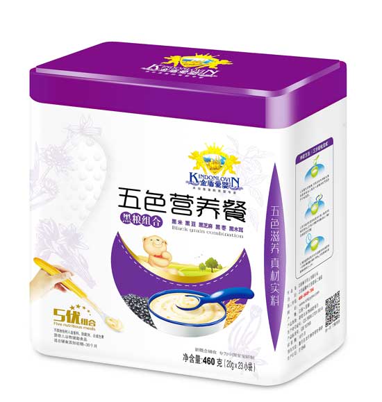 金盾愛嬰黑糧組合五色營養(yǎng)餐罐裝