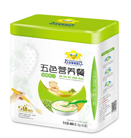 金盾愛嬰綠糧組合五色營養(yǎng)餐