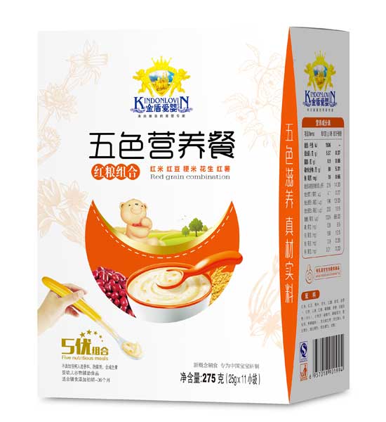 金盾愛嬰紅糧組合五色營養(yǎng)餐