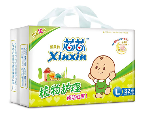 芯芯植物護(hù)理紙尿褲L32片(中包)