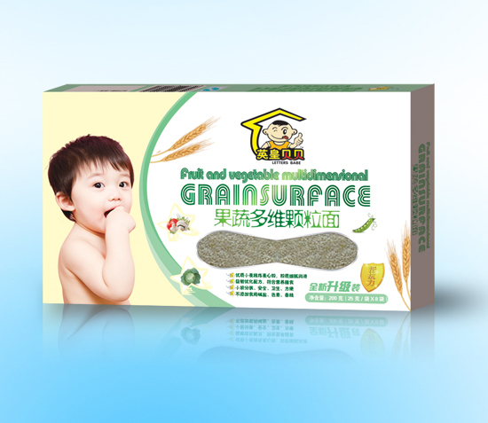 英皇貝貝果蔬多維顆粒面