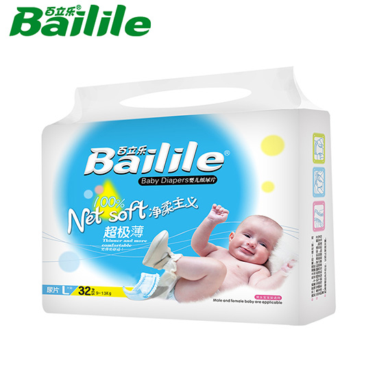百立樂(lè)凈柔主義超極薄紙尿片L碼32片