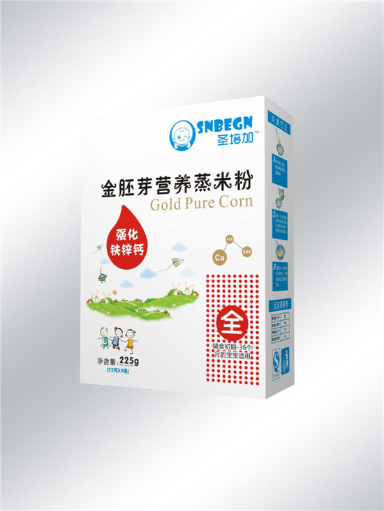 圣培加金胚芽營(yíng)養(yǎng)蒸米粉強(qiáng)化鈣鐵鋅配方盒裝
