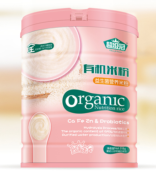 超級(jí)冠益生菌營(yíng)養(yǎng)有機(jī)米粉