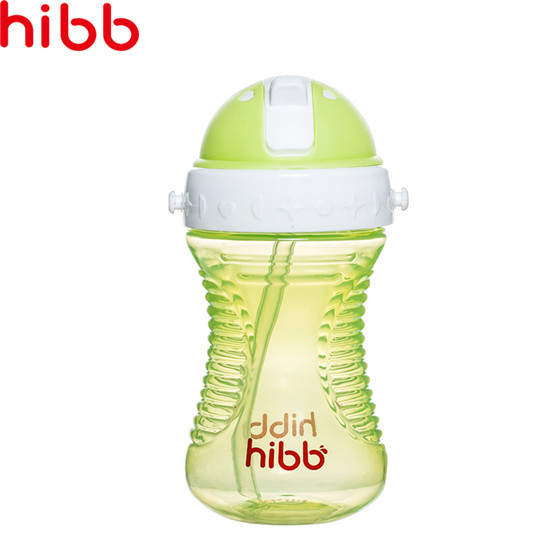 浩一貝貝學飲吸管水杯綠色